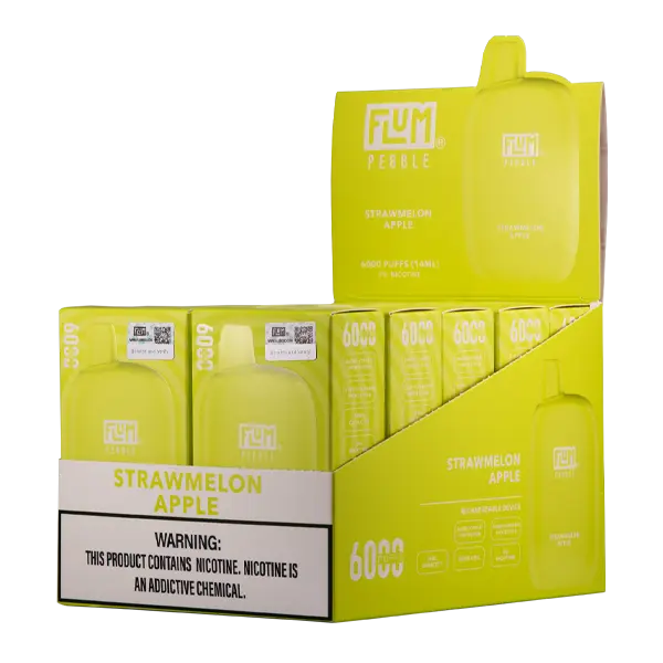 BUY 1 GET 1 FREE Strawmelon Apple FLUM Pebble | Vape Amazon India Flum