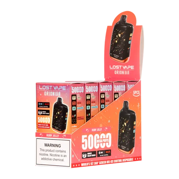 BUY 1 GET 1 FREE Ruby Jelly Orion Bar 50K | Vape Amazon India Lost Vape