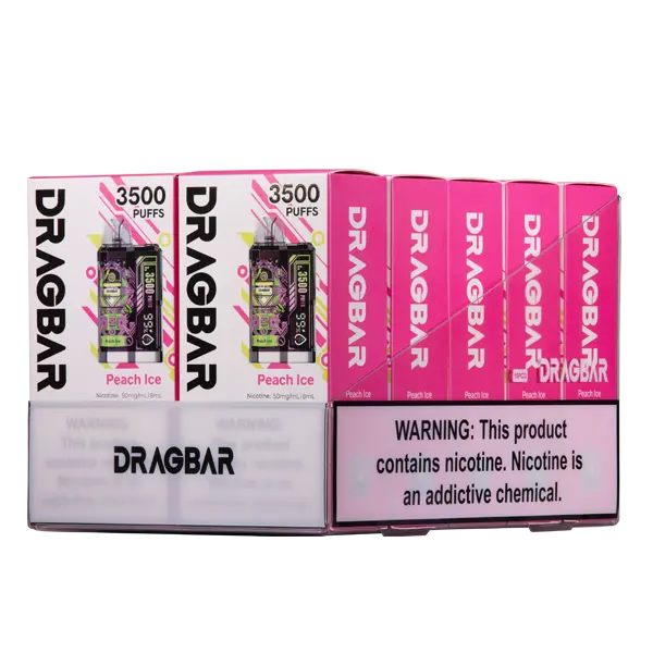 BUY 1 GET 1 FREE Peach Ice Dragbar B3500 | Vape Amazon India ZoVoo
