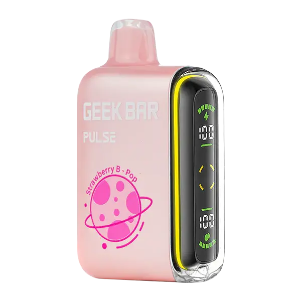 BUY 1 GET 1 FREE Strawberry B-Pop Geek Bar Pulse (Nicotine-Free) | Vape Amazon India