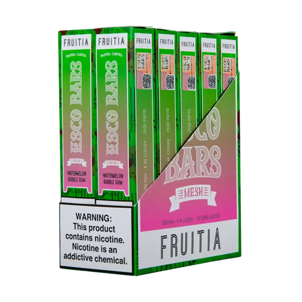 BUY 1 GET 1 FREE Watermelon Bubble Gum Esco Bar | Vape Amazon India Esco Bar