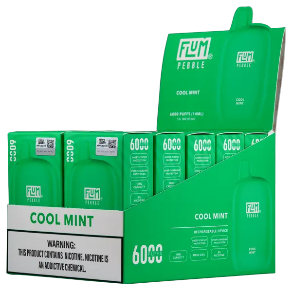 BUY 1 GET 1 FREE Cool Mint FLUM Pebble | Vape Amazon India Flum