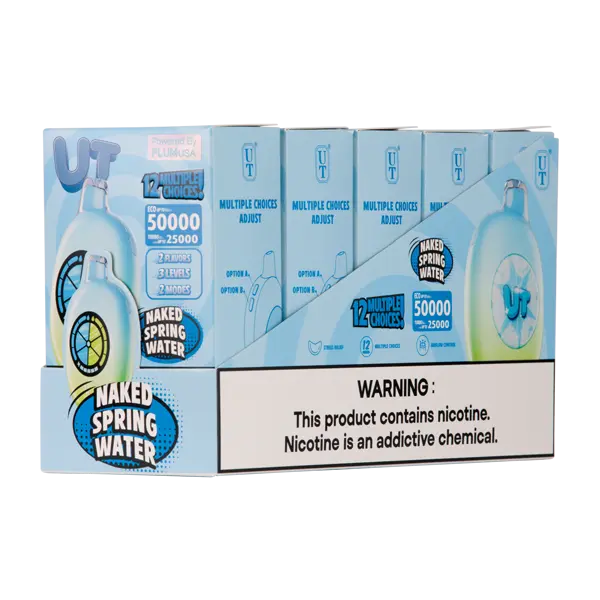 BUY 1 GET 1 FREE Naked/Spring Water UT 50K | Vape Amazon India UT Bar