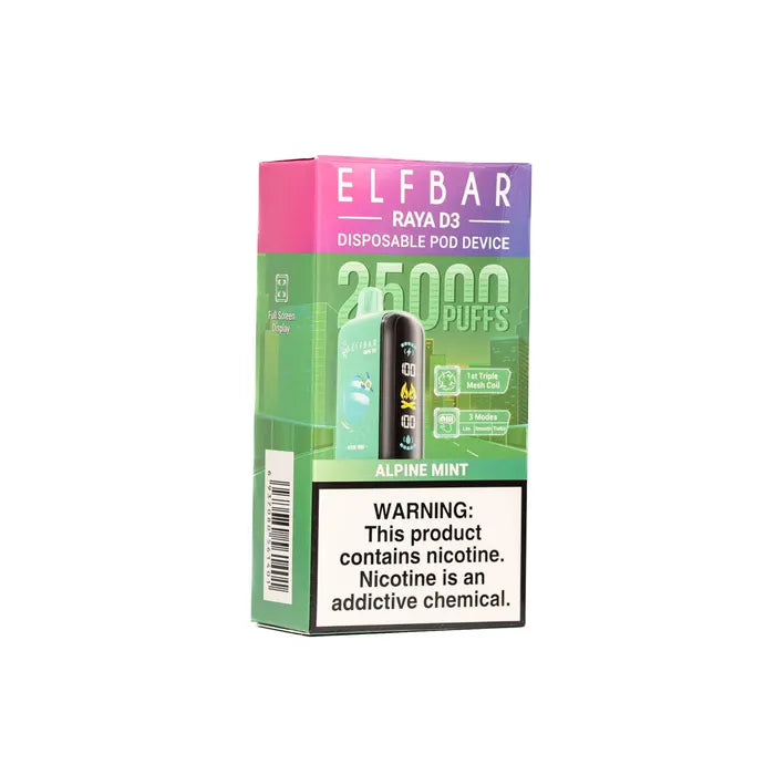 Elf Bar Raya D3 – Alpine Mint – 25000 - Vape Shop Noida