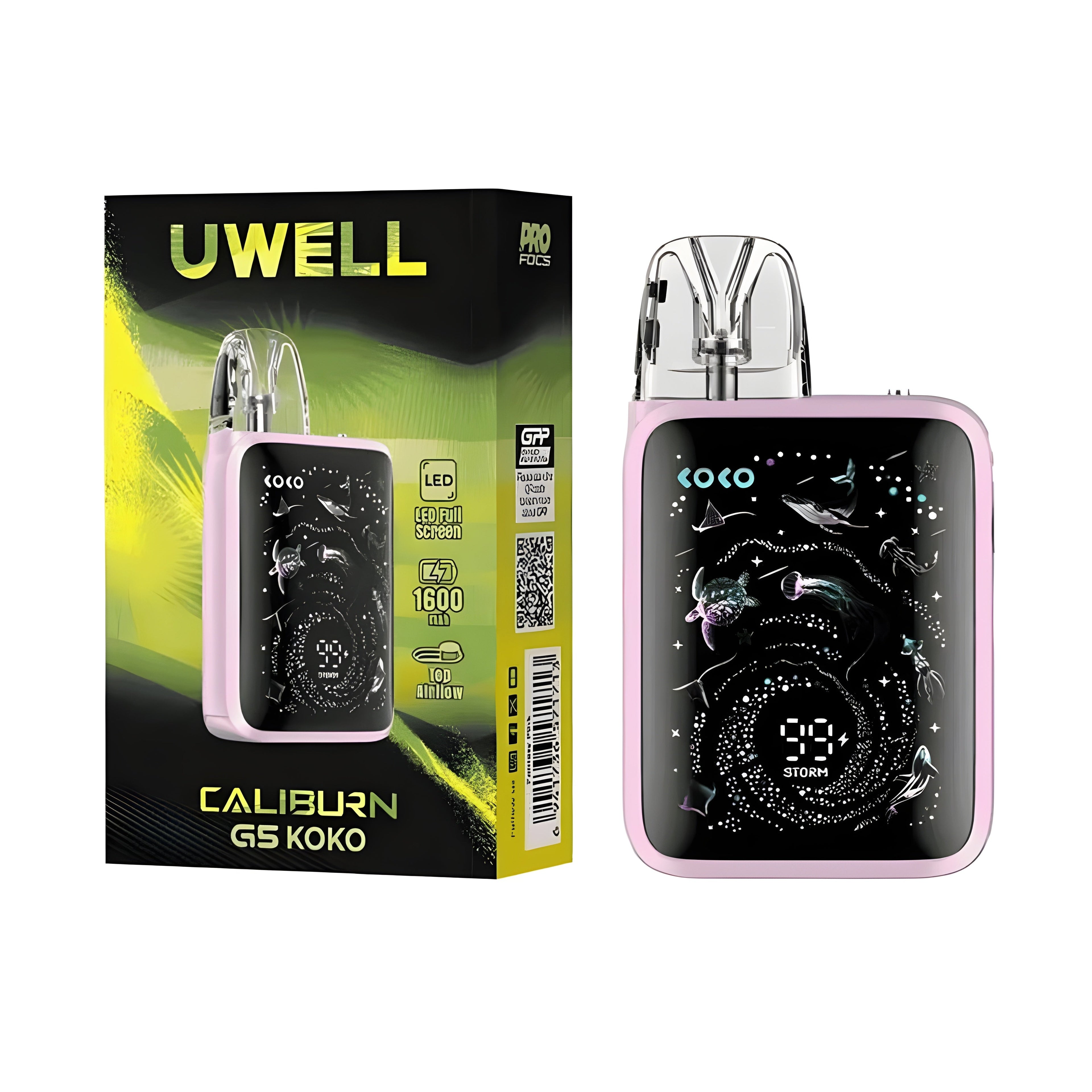 Uwell Caliburn G5 KOKO Pod Kit | 35W | 1600mAh Battery | Vape Mash India