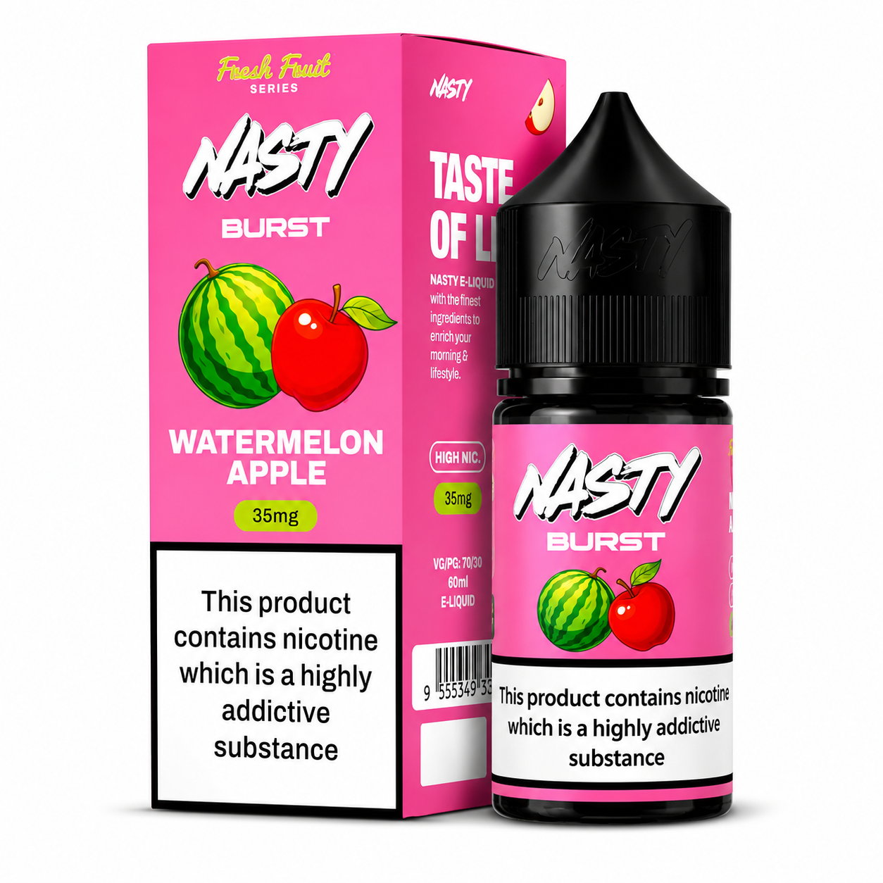 Nasty Burst Watermelon Apple Nic Salt 30ML | 35mg & 50mg