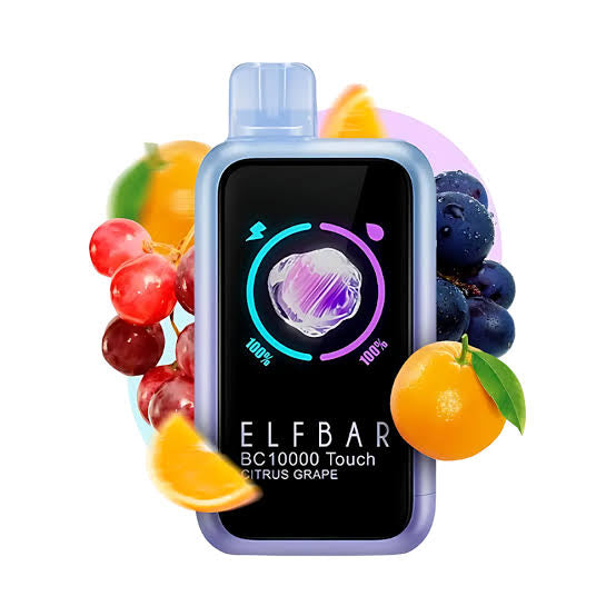Elfbar Touch 14000 Puffs | 50mg Nic Disposable | Type C Rechargeable | Touch Screen Display