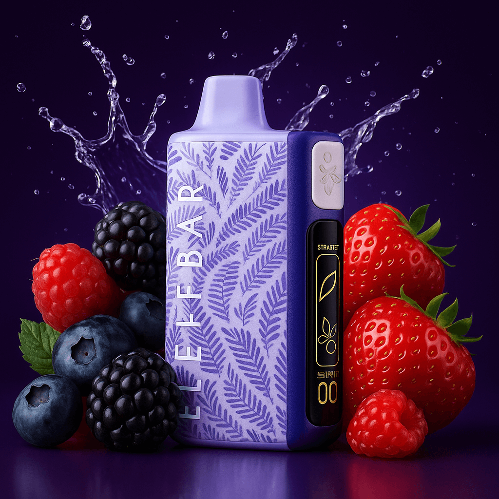 Elfbar Nic King 30K Disposable Vape – 30,000 Puffs Rechargeable Vape with Adjustable Nicotine Levels, Dual Mesh Coil & Smart Display