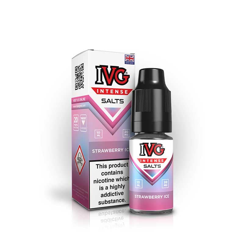 IVG Intense Salts Strawberry Ice 10ml Nic Salts E-Liquid