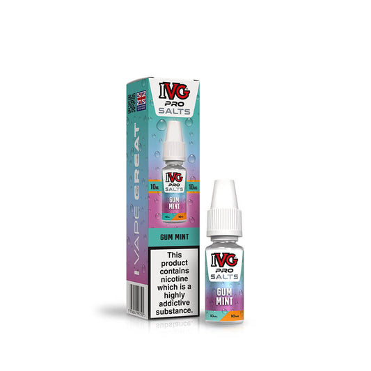 IVG Pro Salts Gum Mint 10ml E-Liquid