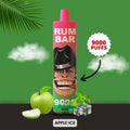 Run Bar 9000 Puffs Apple Ice -(Without Box)