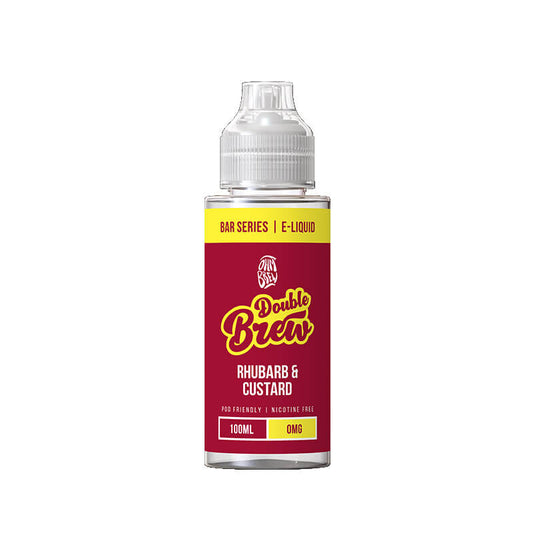 Ohm Brew Double Brew Rhubarb & Custard 100ml Shortfill