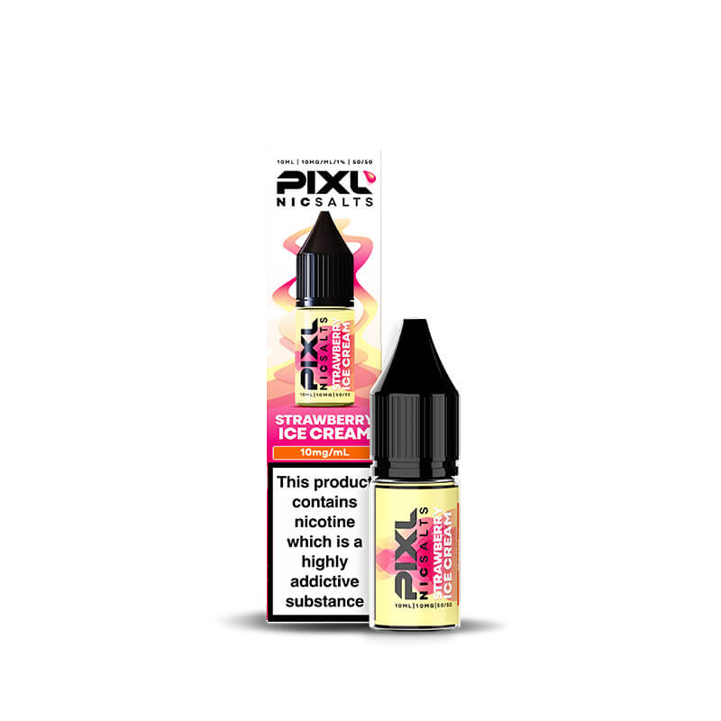 PIXL Nic Salts Strawberry Ice Cream 10ml E-Liquid