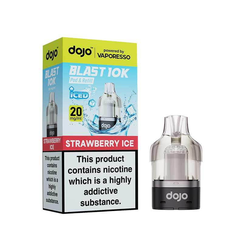 Vaporesso DOJO Blast Pod & Refill For 10K or 30K Device –Strawberry Ice
