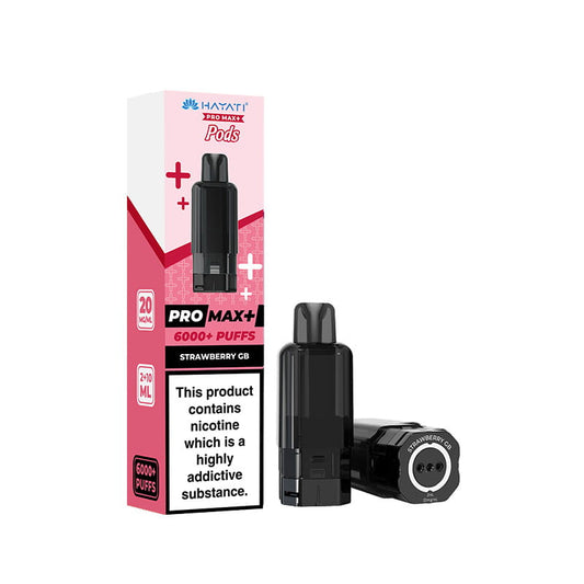 Hayati Pro Max Plus Strawberry GB Prefilled Pod + Refill