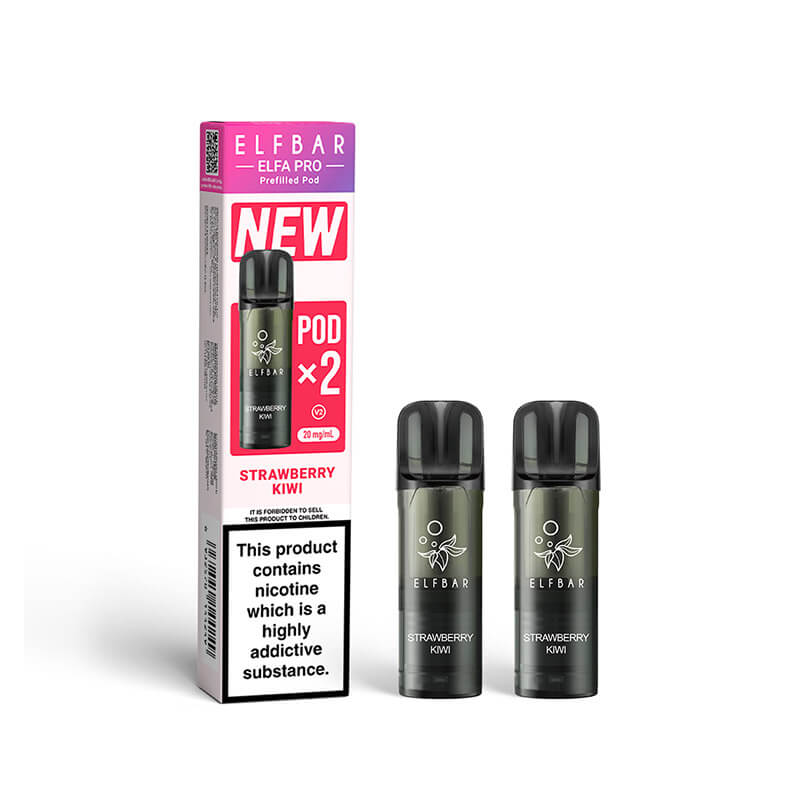 Elf Bar Elfa Pro Strawberry Kiwi Prefilled Pod 20mg - 2 Pack