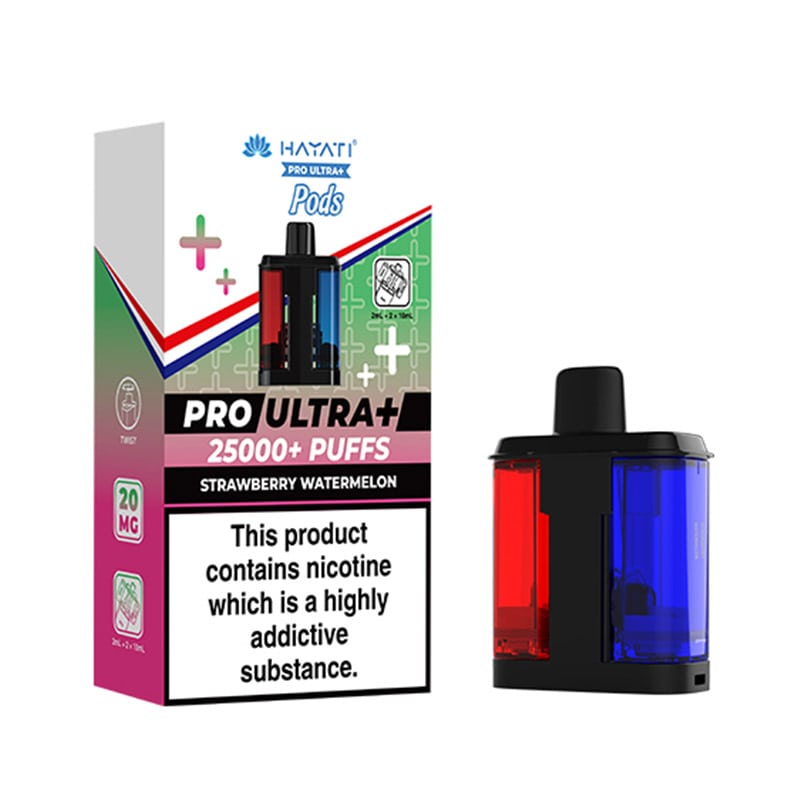Hayati Pro Ultra Plus 25k Strawberry Watermelon Prefilled Pod + Refill