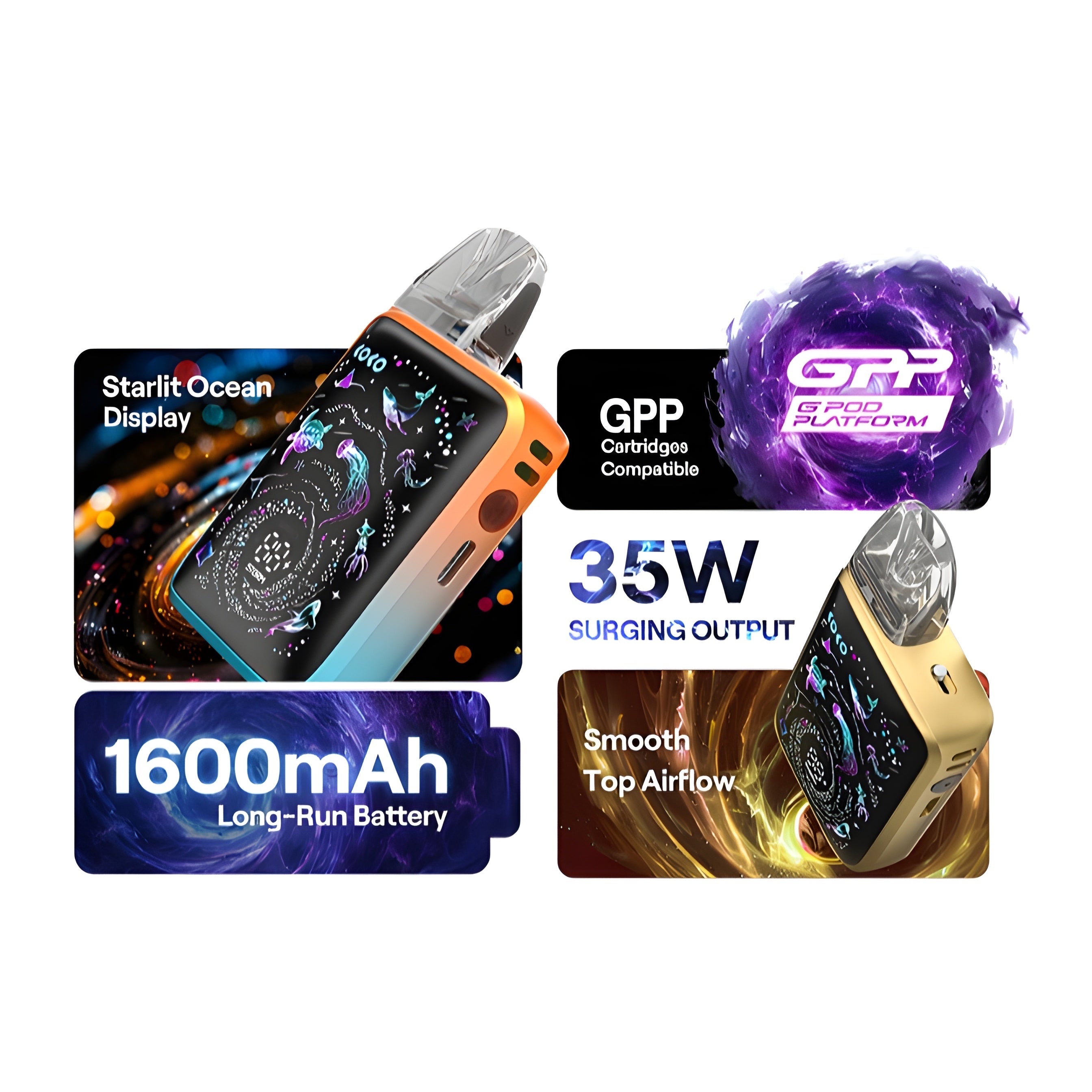 Uwell Caliburn G5 KOKO Pod Kit | 35W | 1600mAh Battery | Vape Mash India