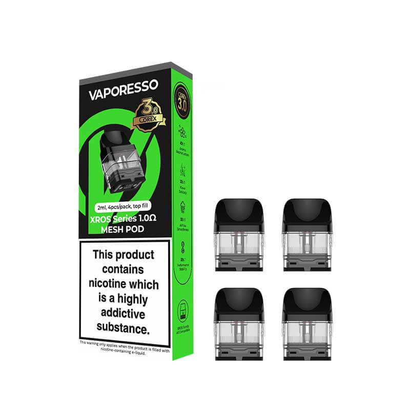 Vaporesso Xros Series Corex 3.0 Version Replacement 2ml Pods - 4 Pods