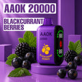 Aaok 20000 disposable vape - Blackcurrant Berries flavour