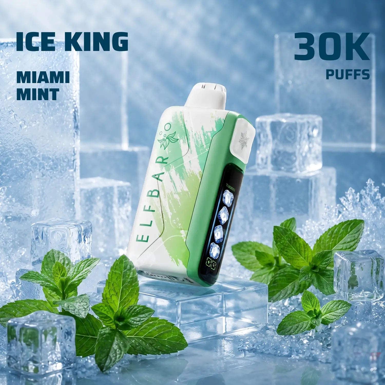 ELFBAR Ice King 30K disposable vape - Miami Mint flavour