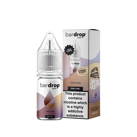 Bar Drop Cola Ice 10ml Nic Salts E-Liquid