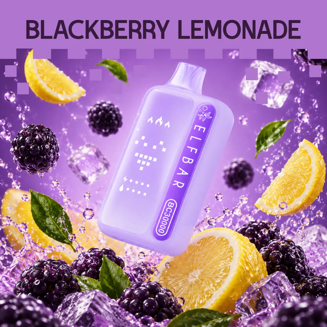 ELF BAR BC 30000 disposable vape - Blackberry Lemonade flavour