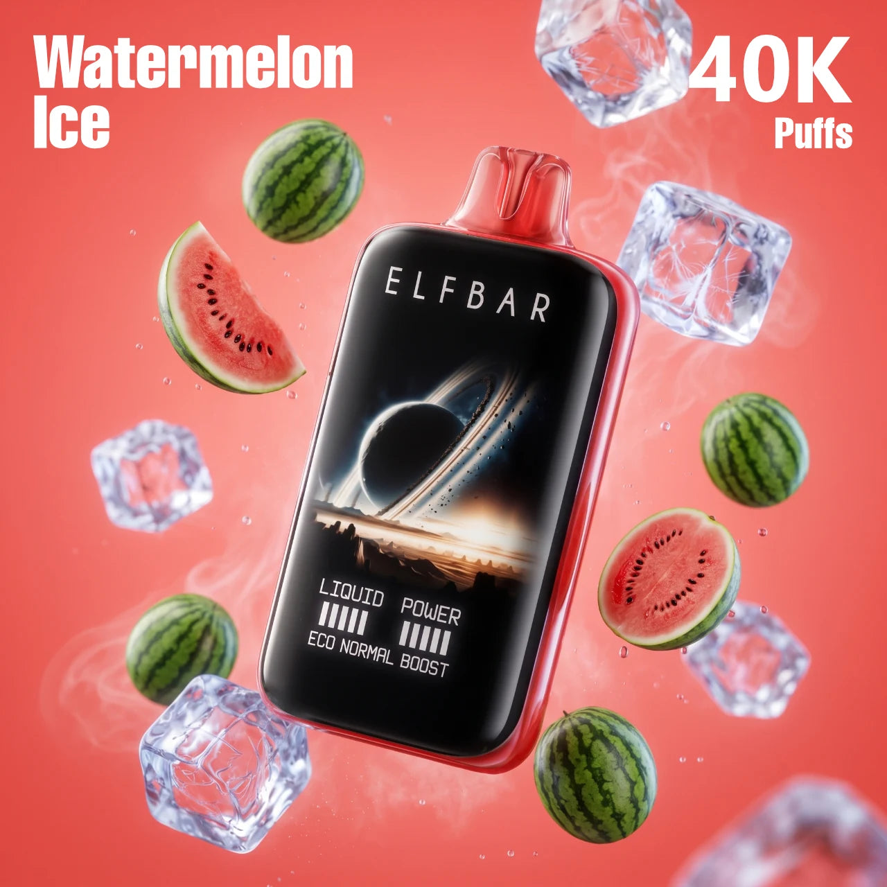 ELFBAR MoonNight 40k disposable vape - Watermelon Ice flavour