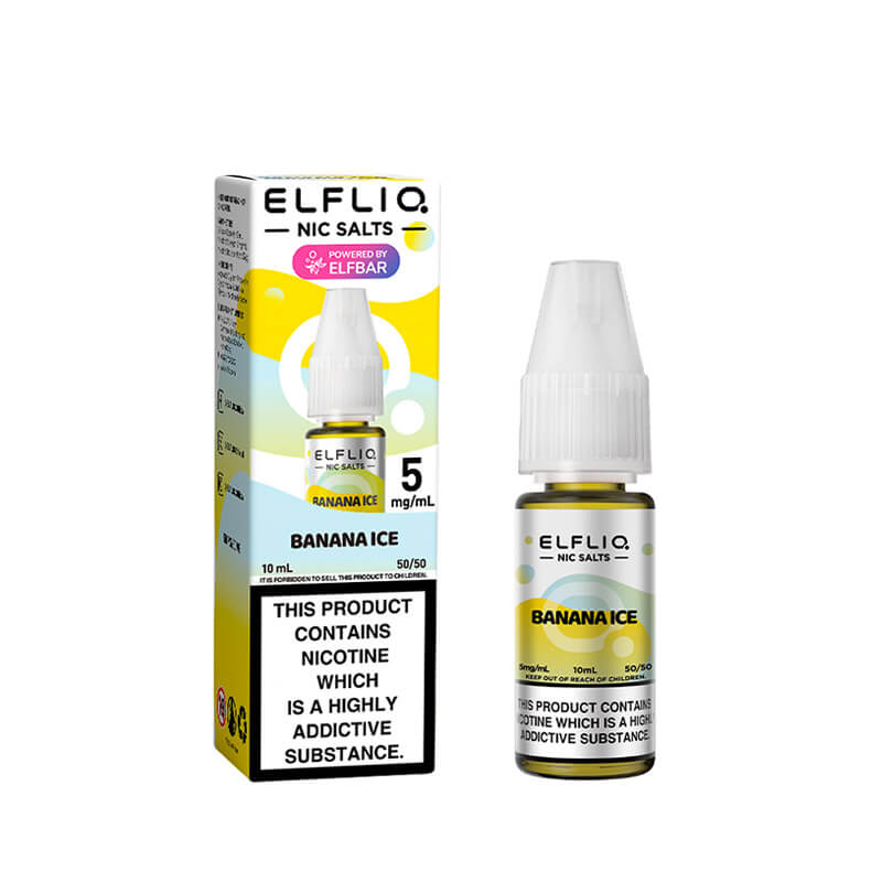 Elf Bar ElfLiq Banana Ice Nic Salt E-Liquid