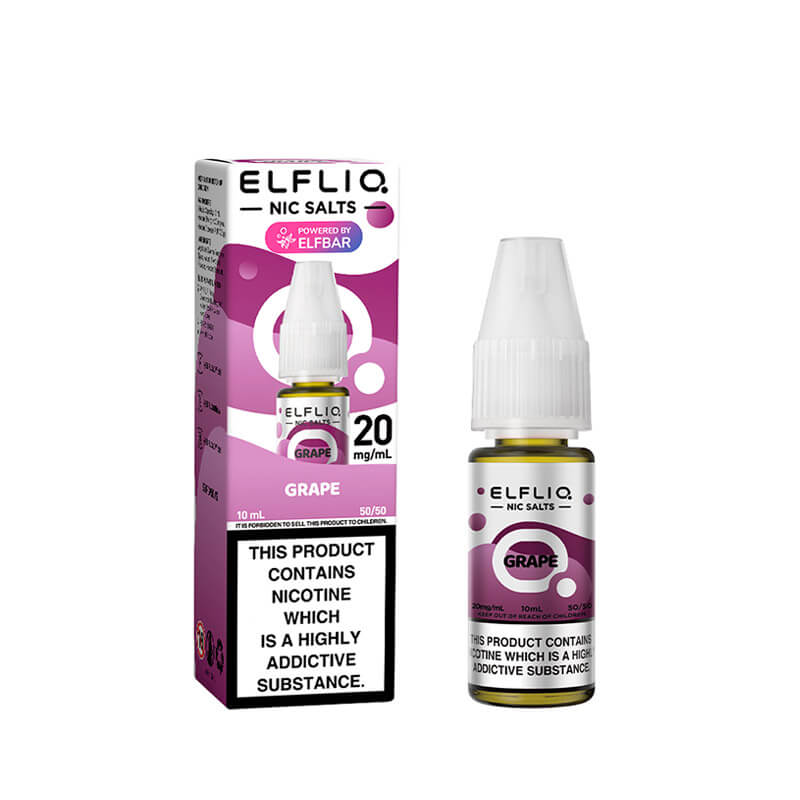 Elf Bar ElfLiq Grape Nic Salt E-Liquid