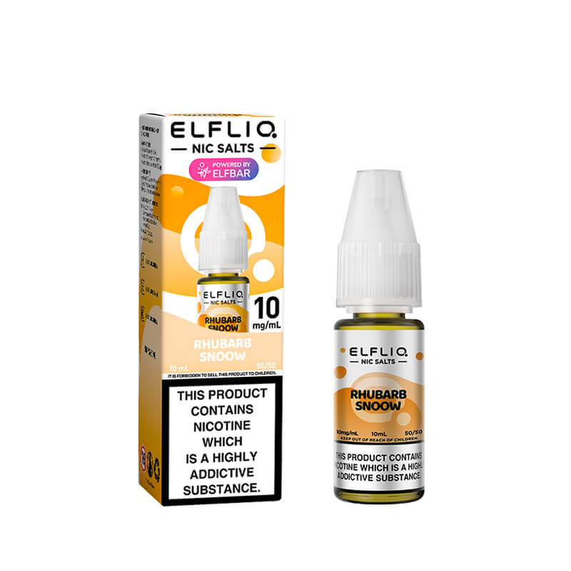 Elf Bar ElfLiq Rhubarb Snoow 10ml Nic Salt E-Liquid