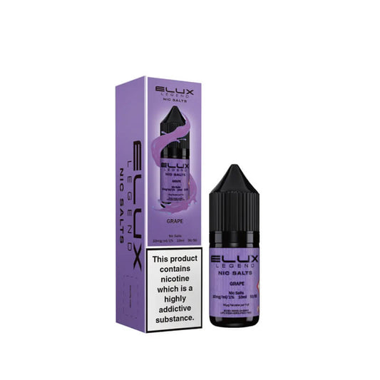 Elux Legend Grape Nic Salt E-Liquid 10ml