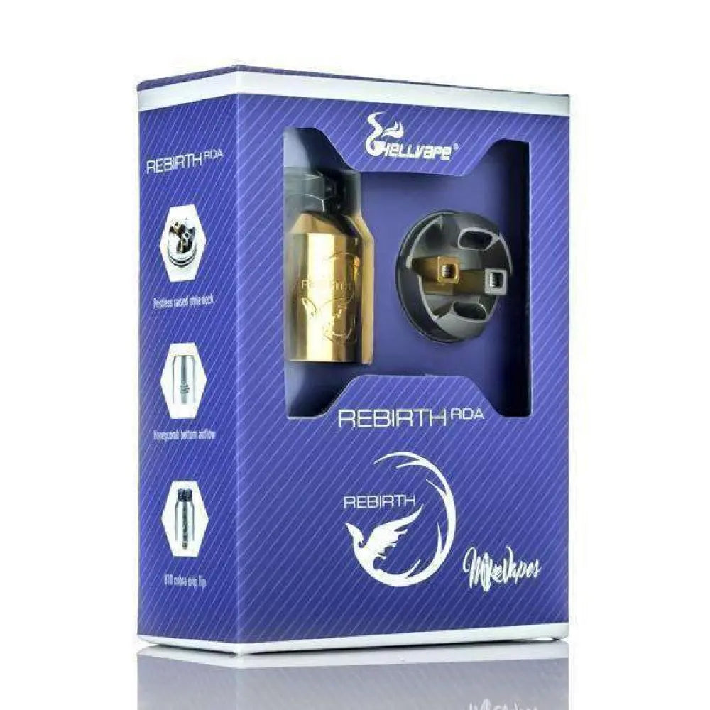 HellVape x Mike Vapes REBIRTH 24mm RDA Atomizer - DIY Atomizer