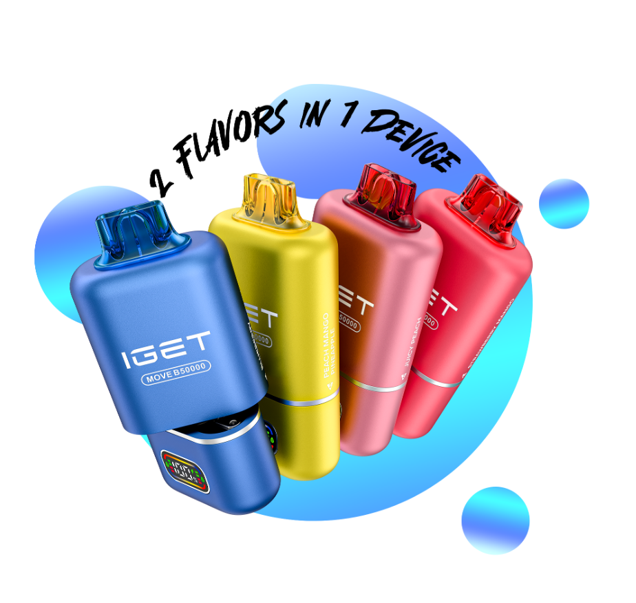 IGET MOVE B50000 - 50k Puffs  (2 Flavors in 1 device)