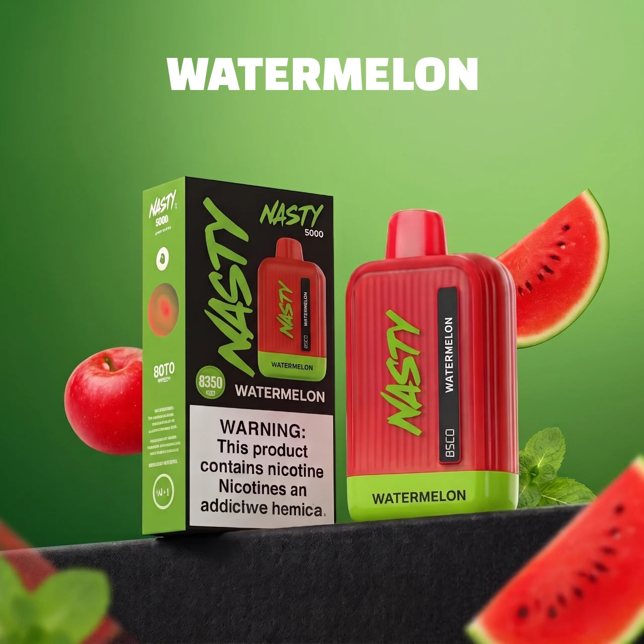 Nasty Bar - 8500 disposable vape - Watermelon flavour