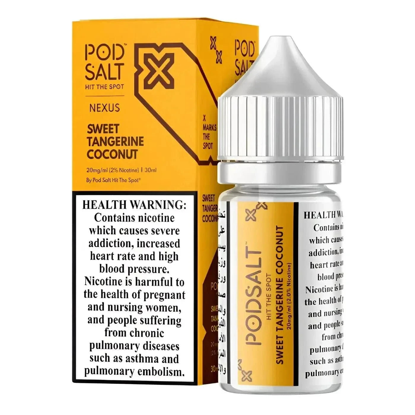 Pod Salt Nexus Sweet Tangerine Coconut Nexus 30ml Vape E-Liquid