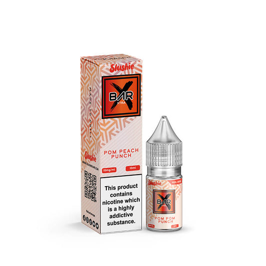 Slushie Bar Xtra Pom Peach Punch 10ml Nic Salt E-Liquid