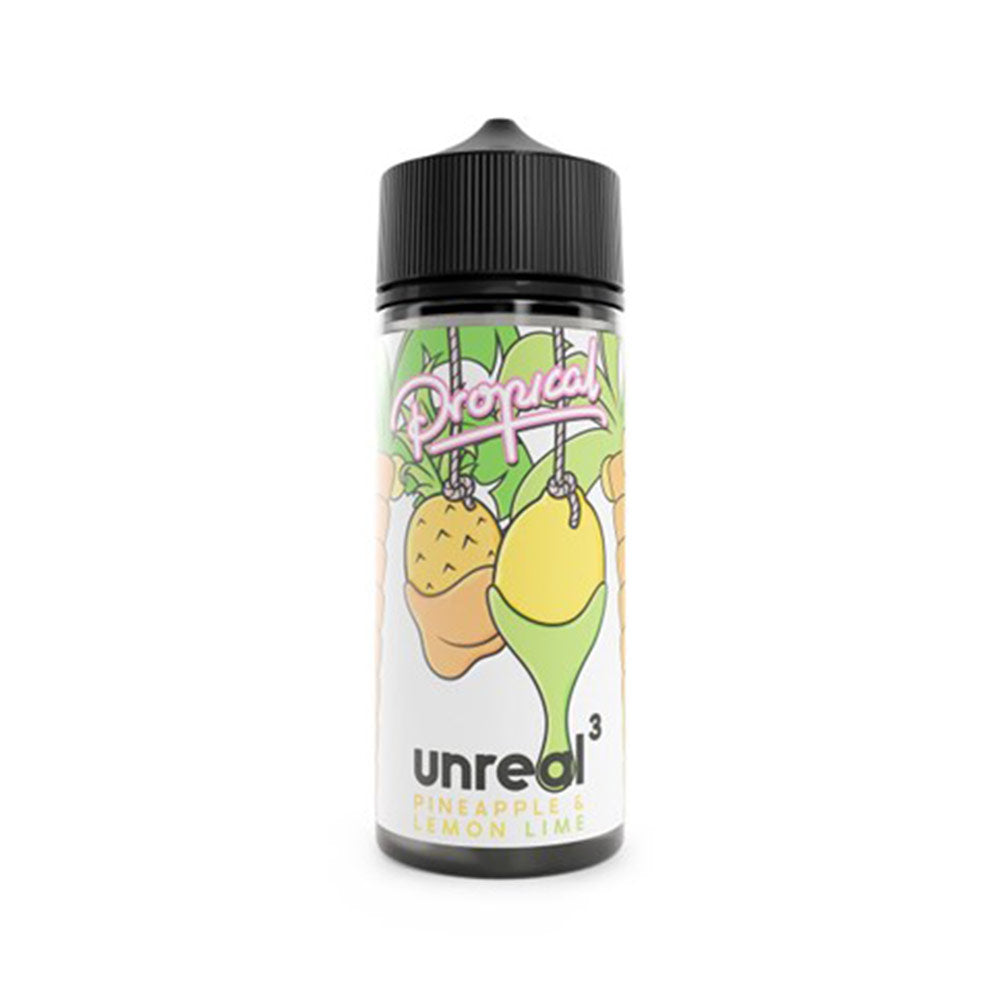 Unreal 3 Pineapple Lemonade & Lime 100ml Shortfill E-Liquid