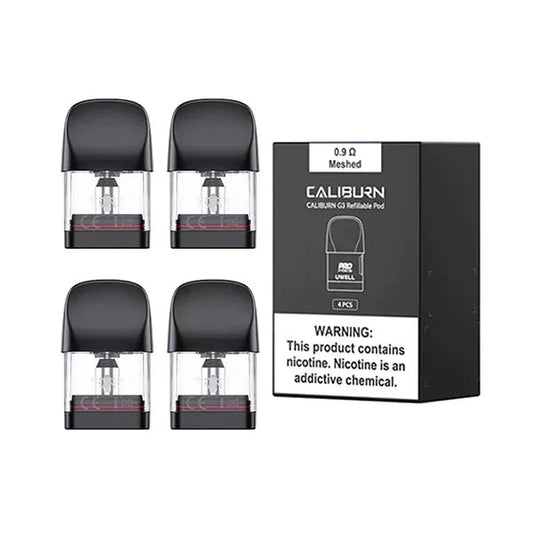 UWELL CALIBURN G3 REPLACEMENT PODS-Pack of 4