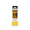 Braided Cord Micro USB Cable 1M - Black