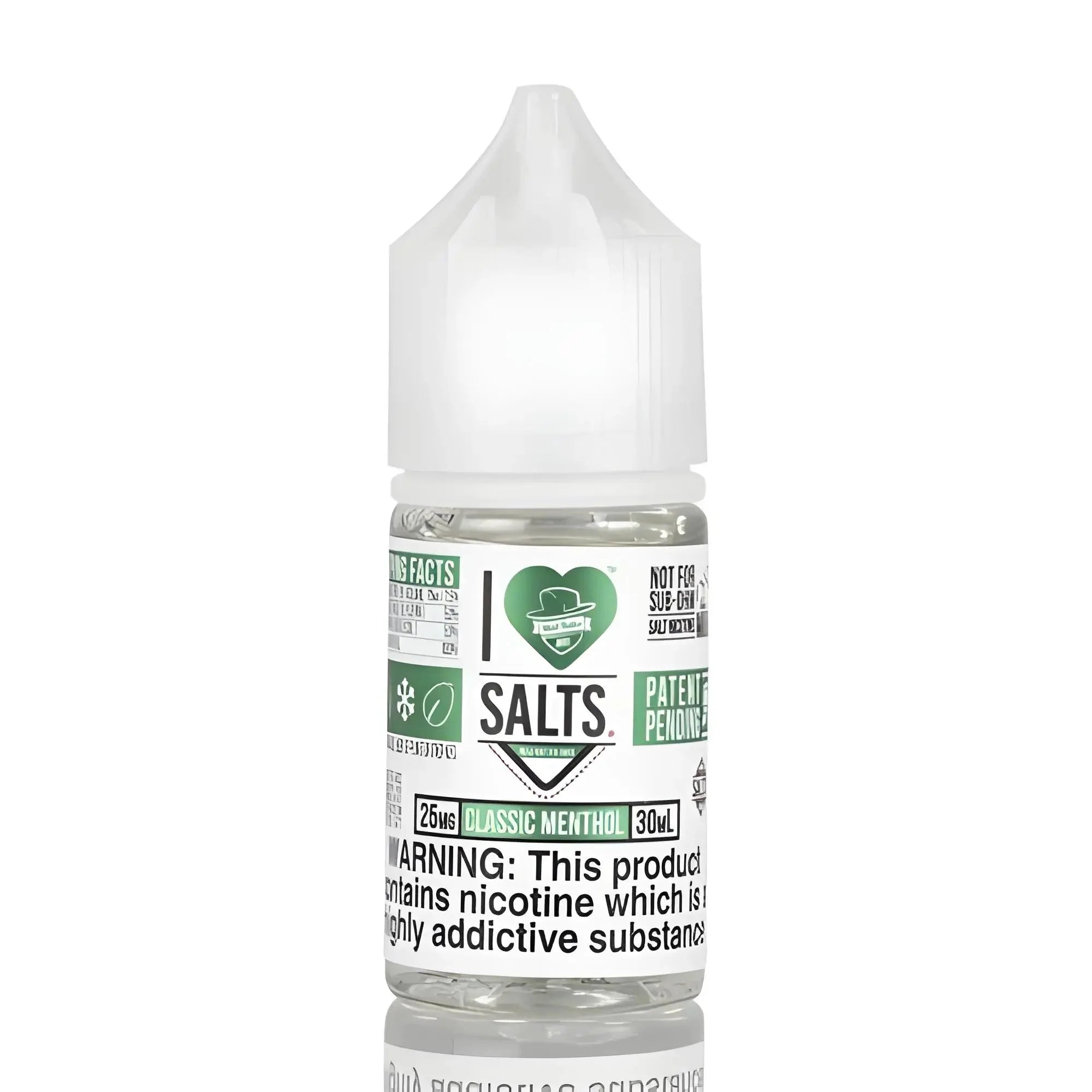Classic Menthol Love Salts 30ml Premium Nic Salt E-Liquid