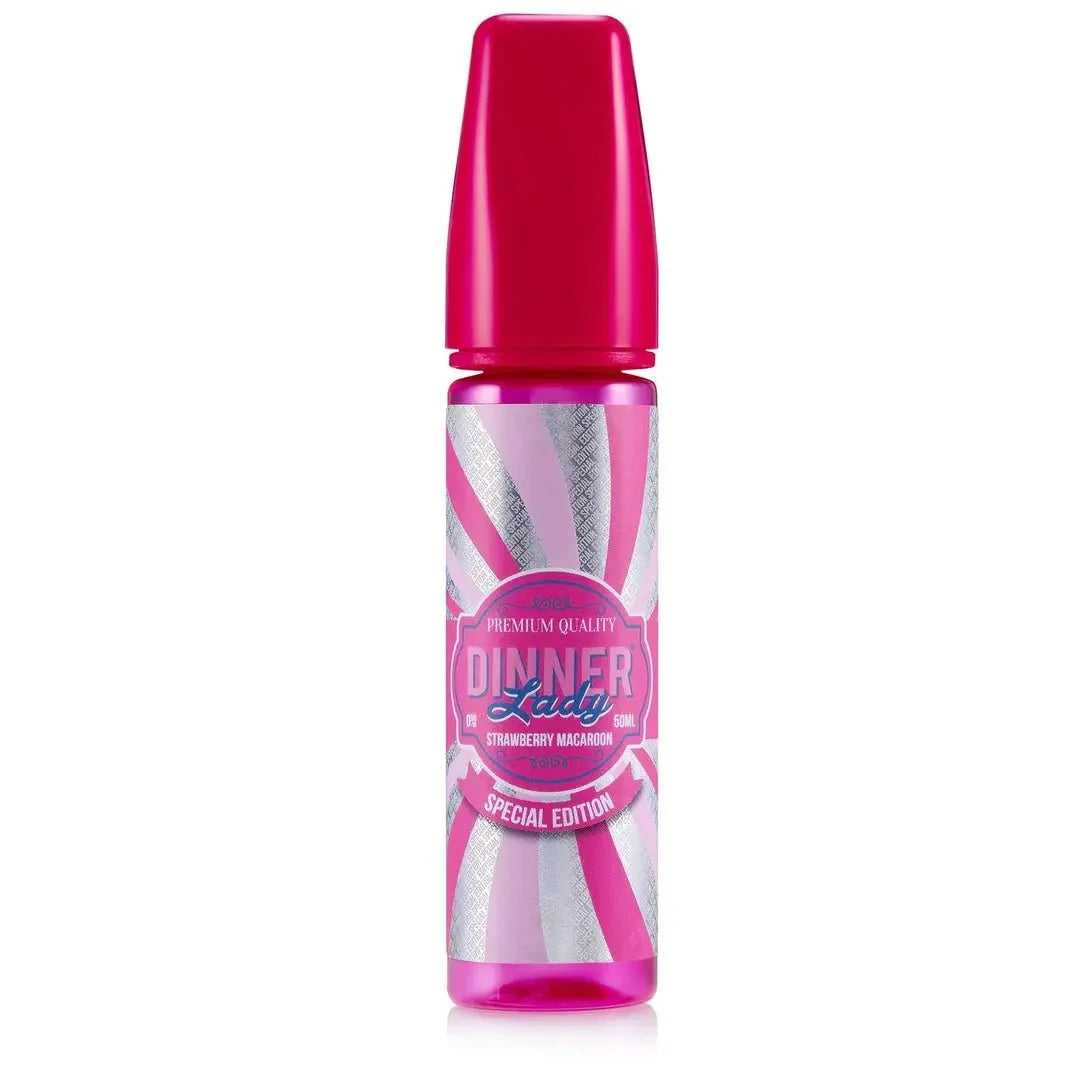 Strawberry Macaroon 60ml Vape Juice (3mg / 6mg) – Dinner Lady | Vape Mash India