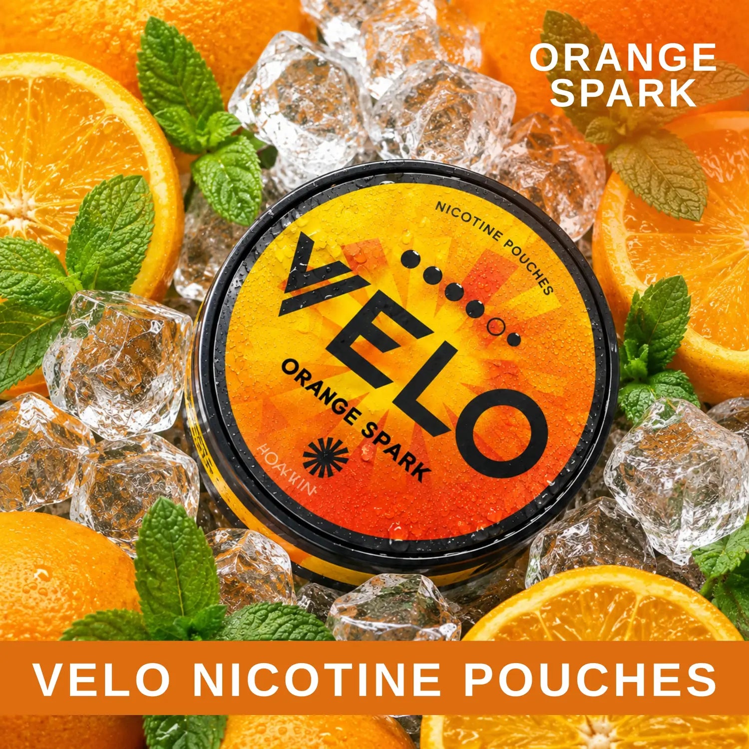 VELO Nicotine Pouches (20U) nicotine pouches - Orange Spark flavour