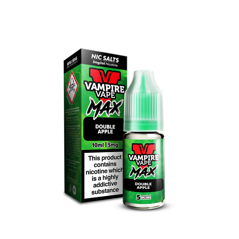 Vampire Vape MAX Double Apple Nic Salt E-Liquid 10ml