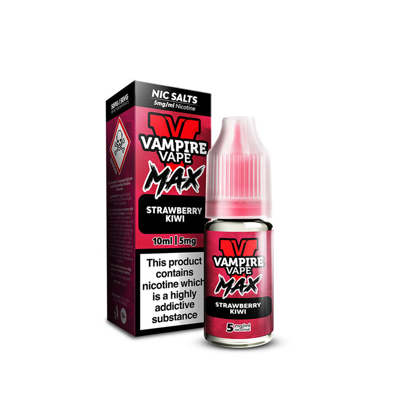 Vampire Vape MAX Strawberry Kiwi Nic Salt E-Liquid 10ml